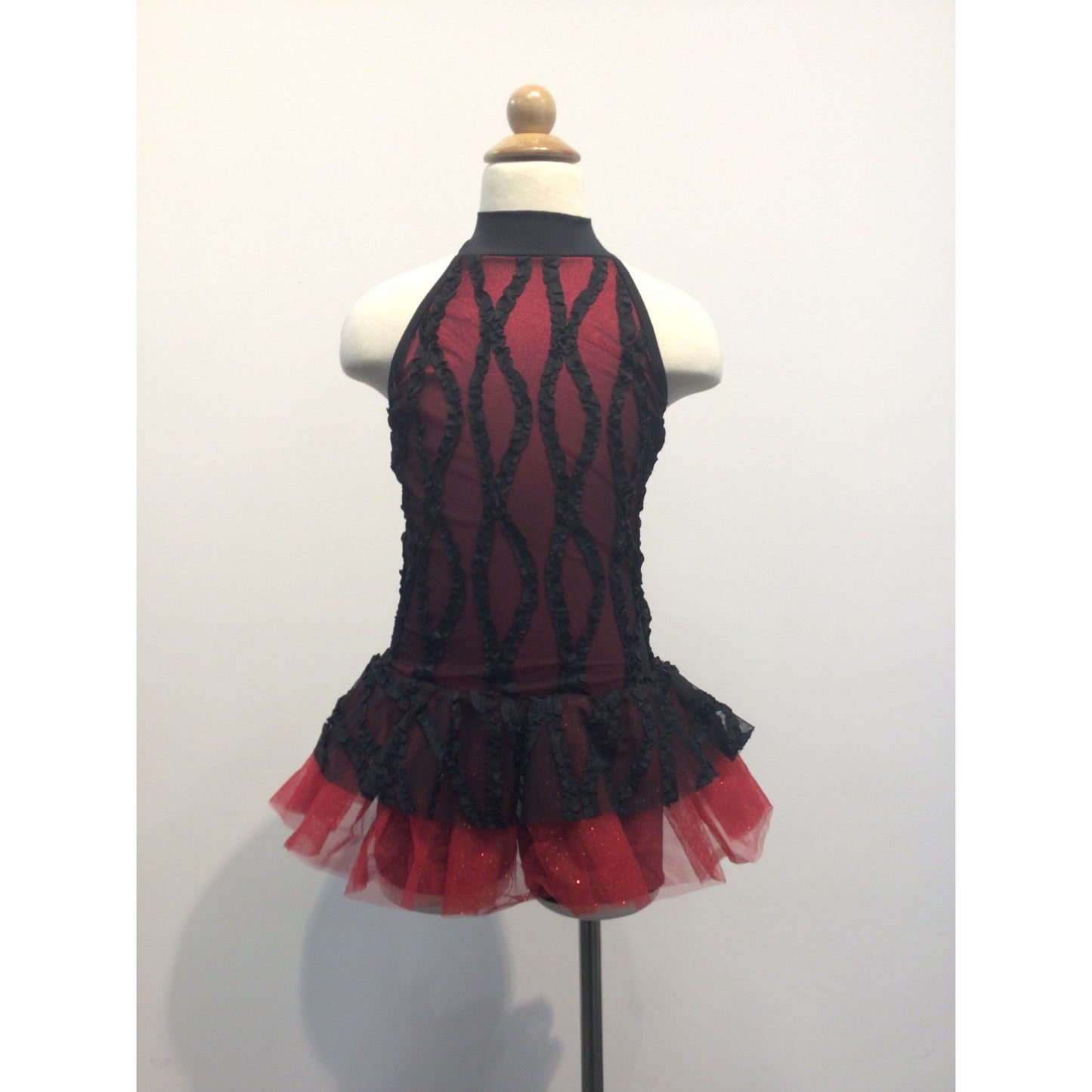 Jazz Red and Black Jumper With Tutu