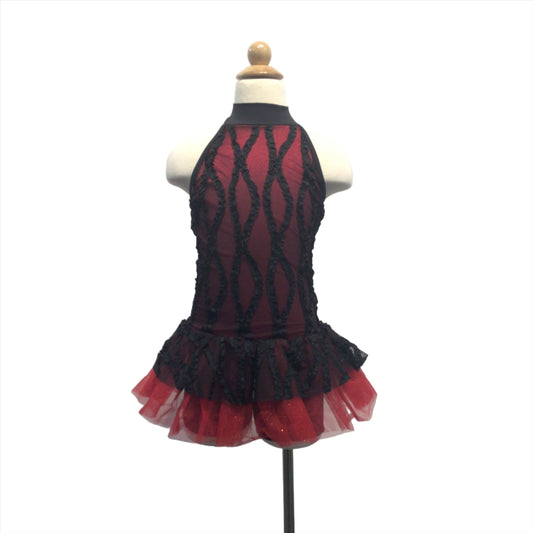 Jazz Red and Black Jumper With Tutu