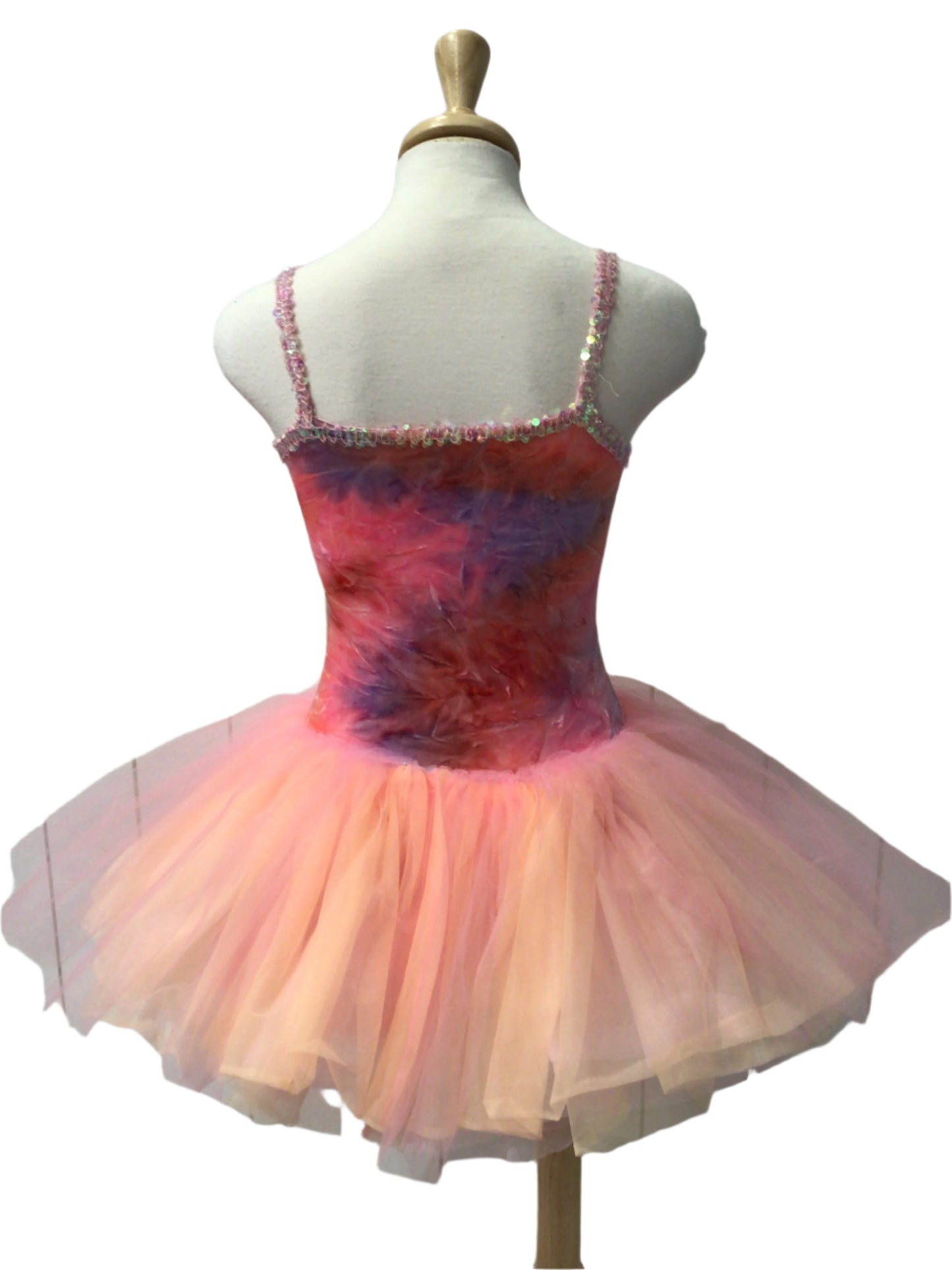 Pink Tie Dye Velvet Tutu