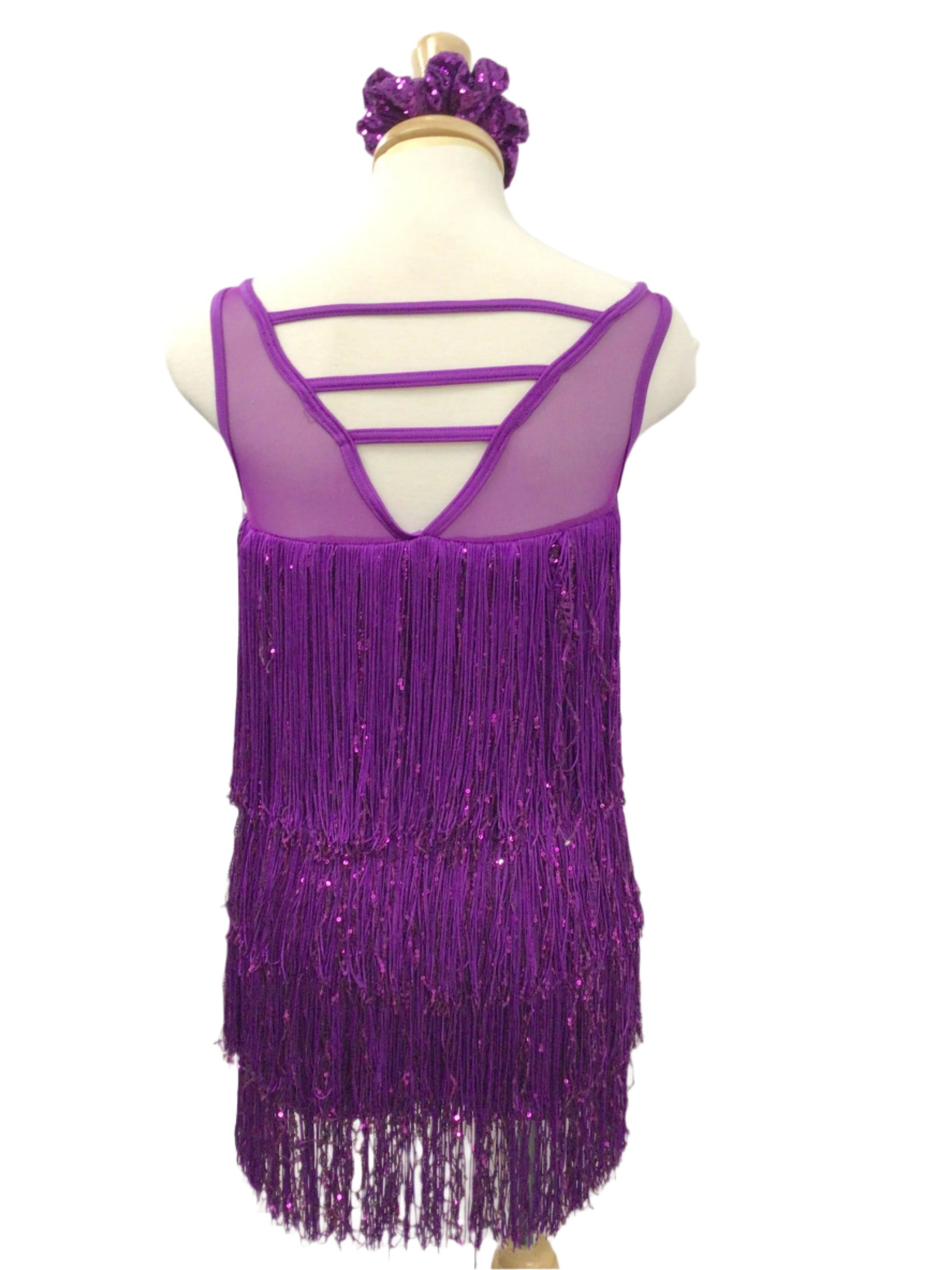 Purple Flapper Dress – STRETCH DANCE - Main Image