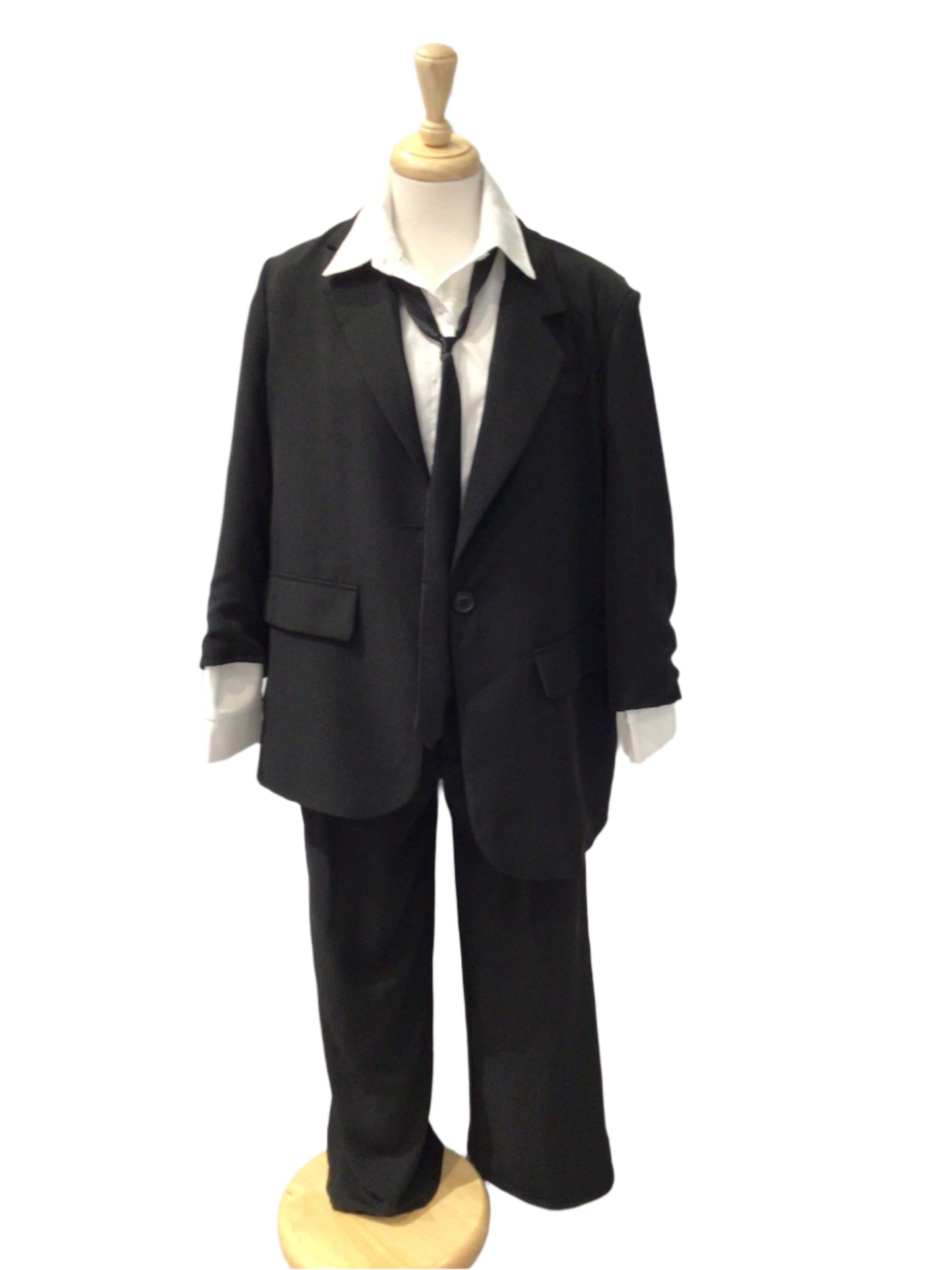 Black and White Suit