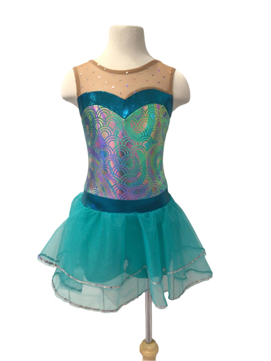 Teal Mermaid Tutu