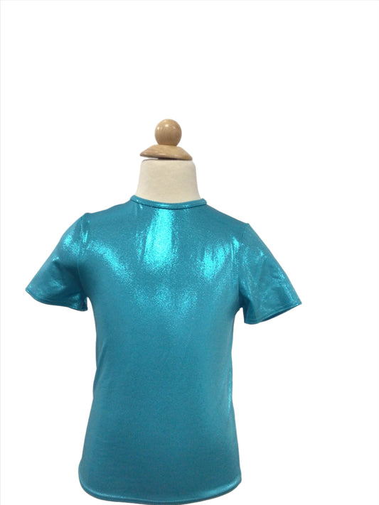 Metallic Blue T-Shirt