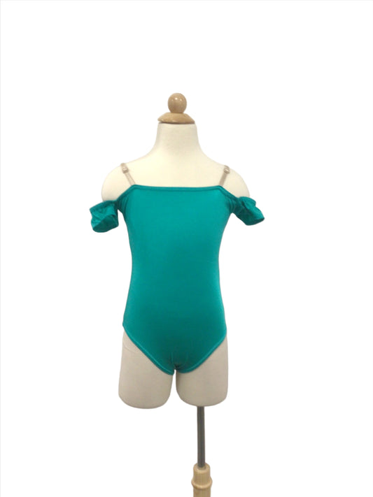 Green Lycra Child Bodysuit