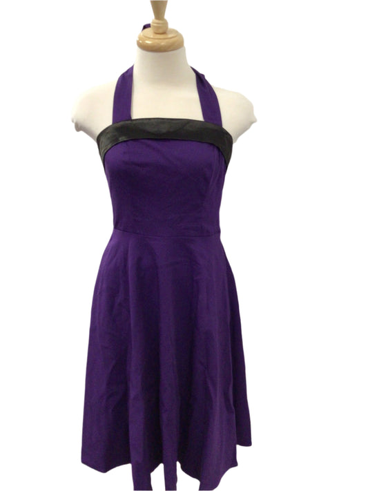 Purple Halter Dress