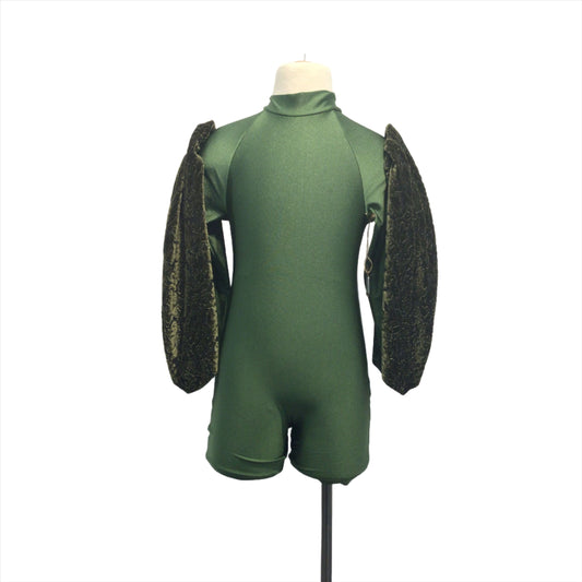 Green Long Sleeve Biketard