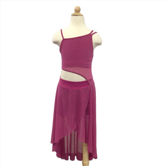 Magenta Two Piece Lyrical Skirt