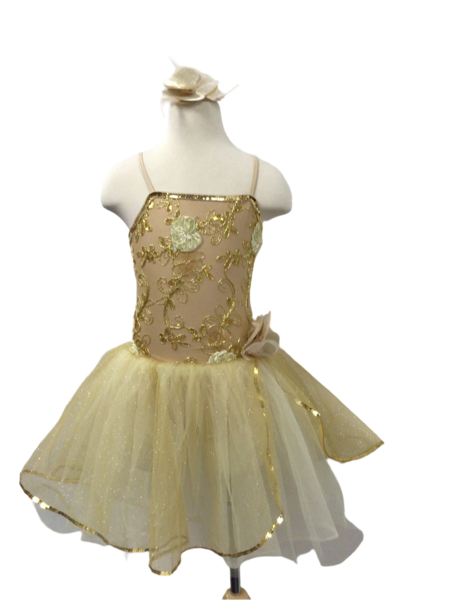 Yellow and Gold Flower Tutu