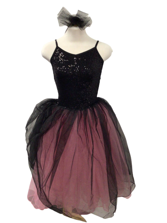 Pink and Black Romantic Tutu