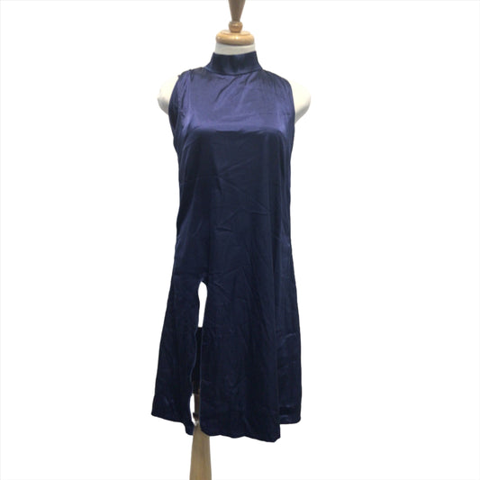 Lyrical Blue Satin Dress