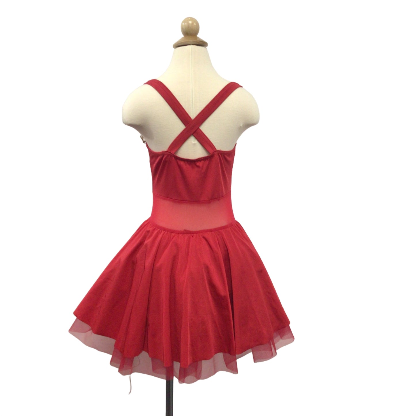 Red and Black Tutu Dress