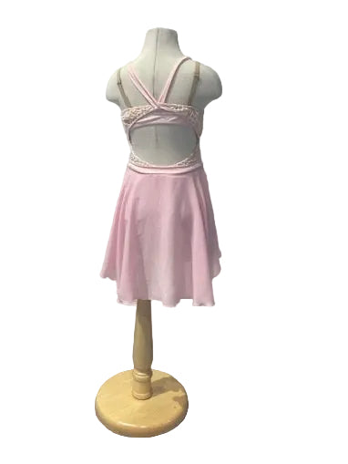 Pink Lace Short Dress