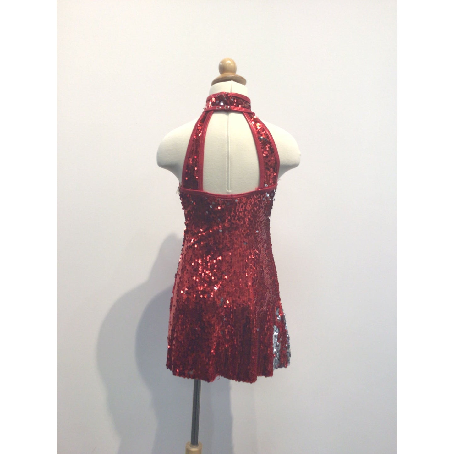 Red and Silver Sparkle Jazz dress