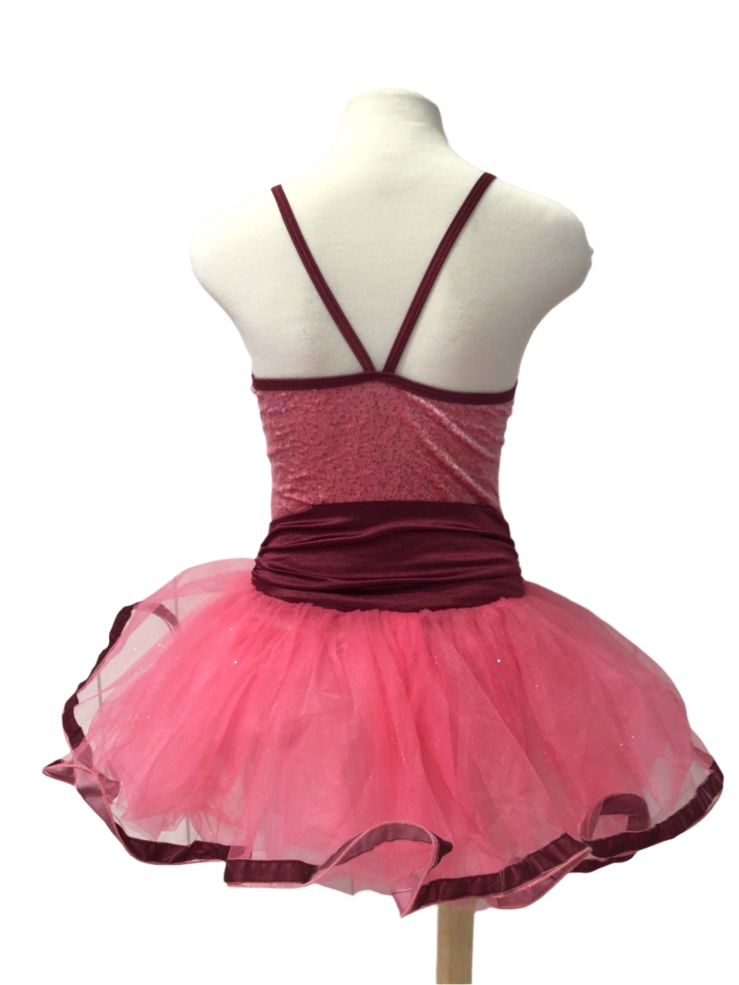 Pink and Maroon Tutu