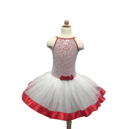 Red and White Tutu