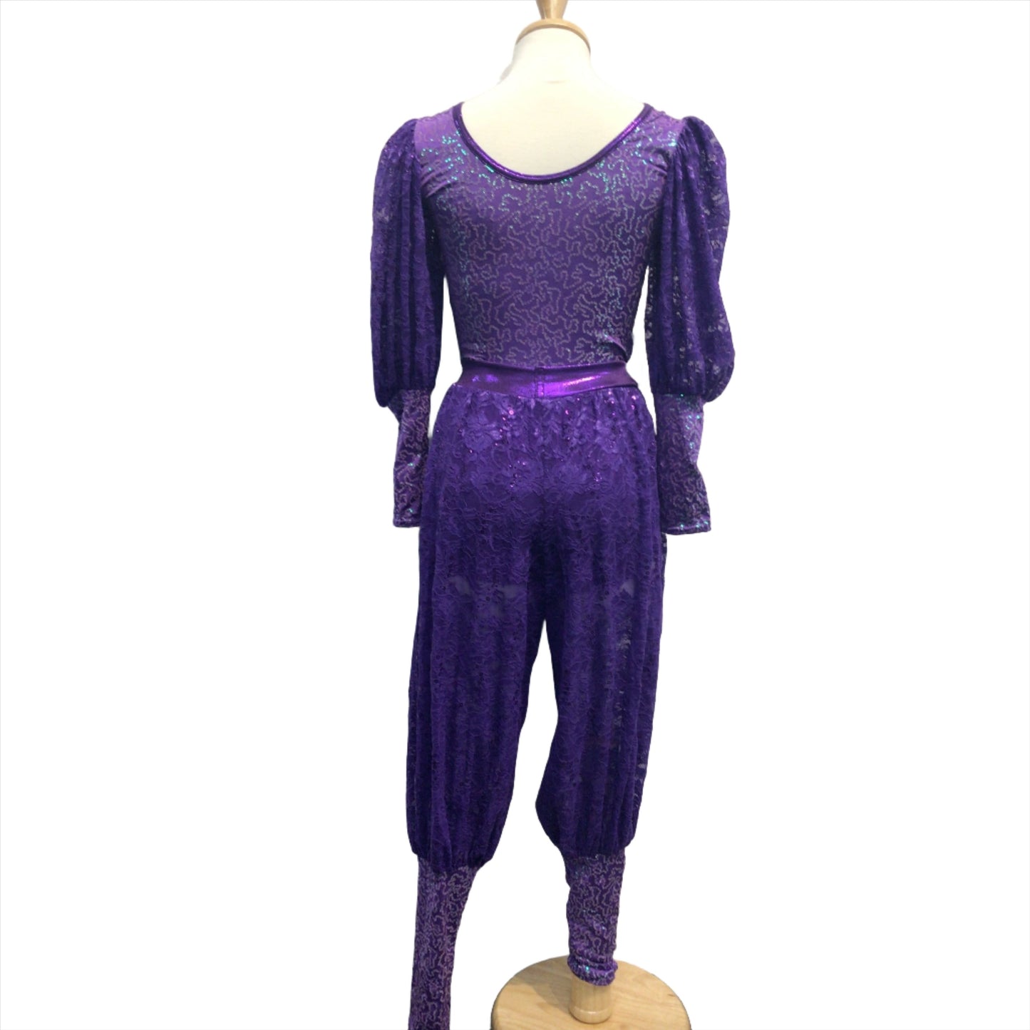 Long Sleeve Purple Jumpsuit