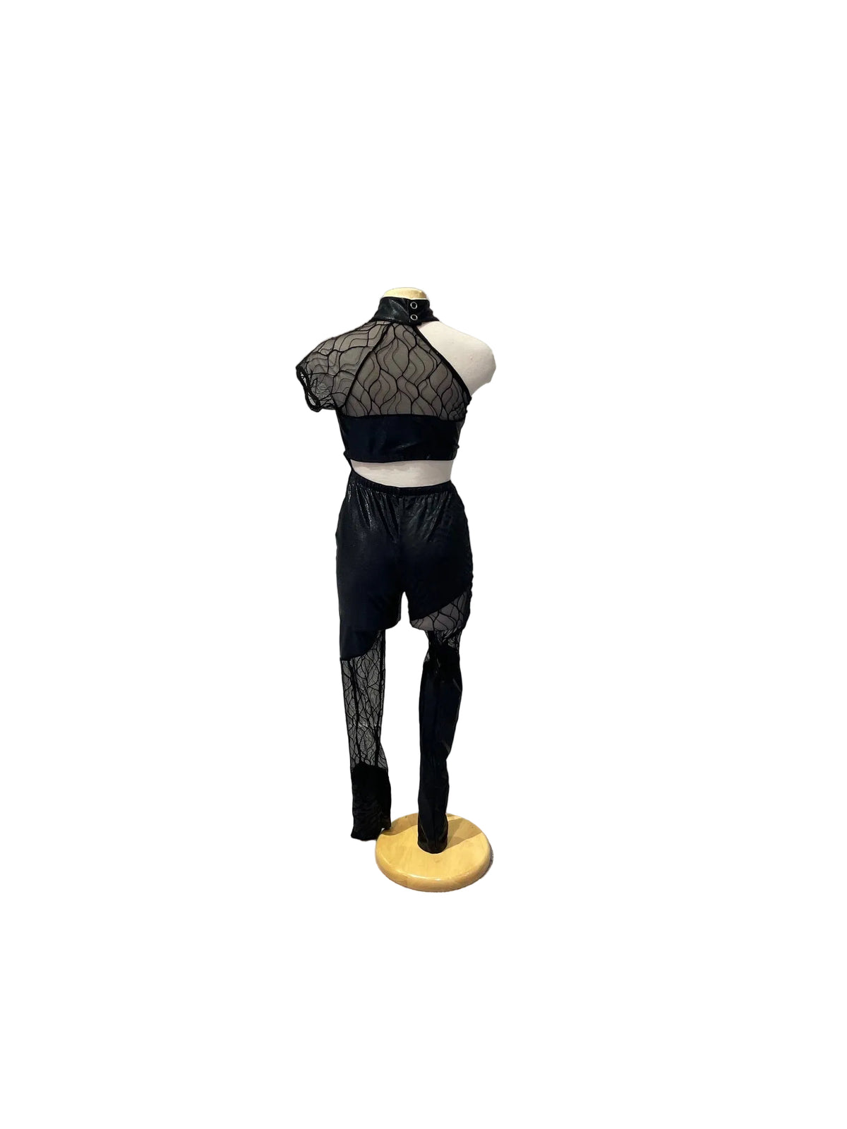 Black Jazz Costume with One Sleeve