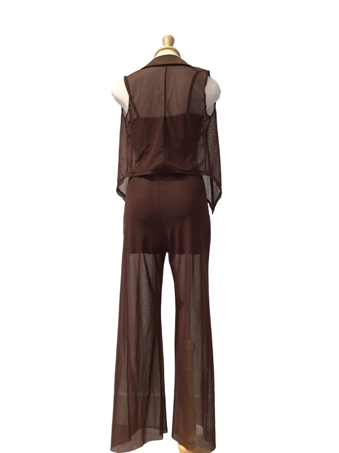 Unitard with Mesh Pants and Shirt ostume