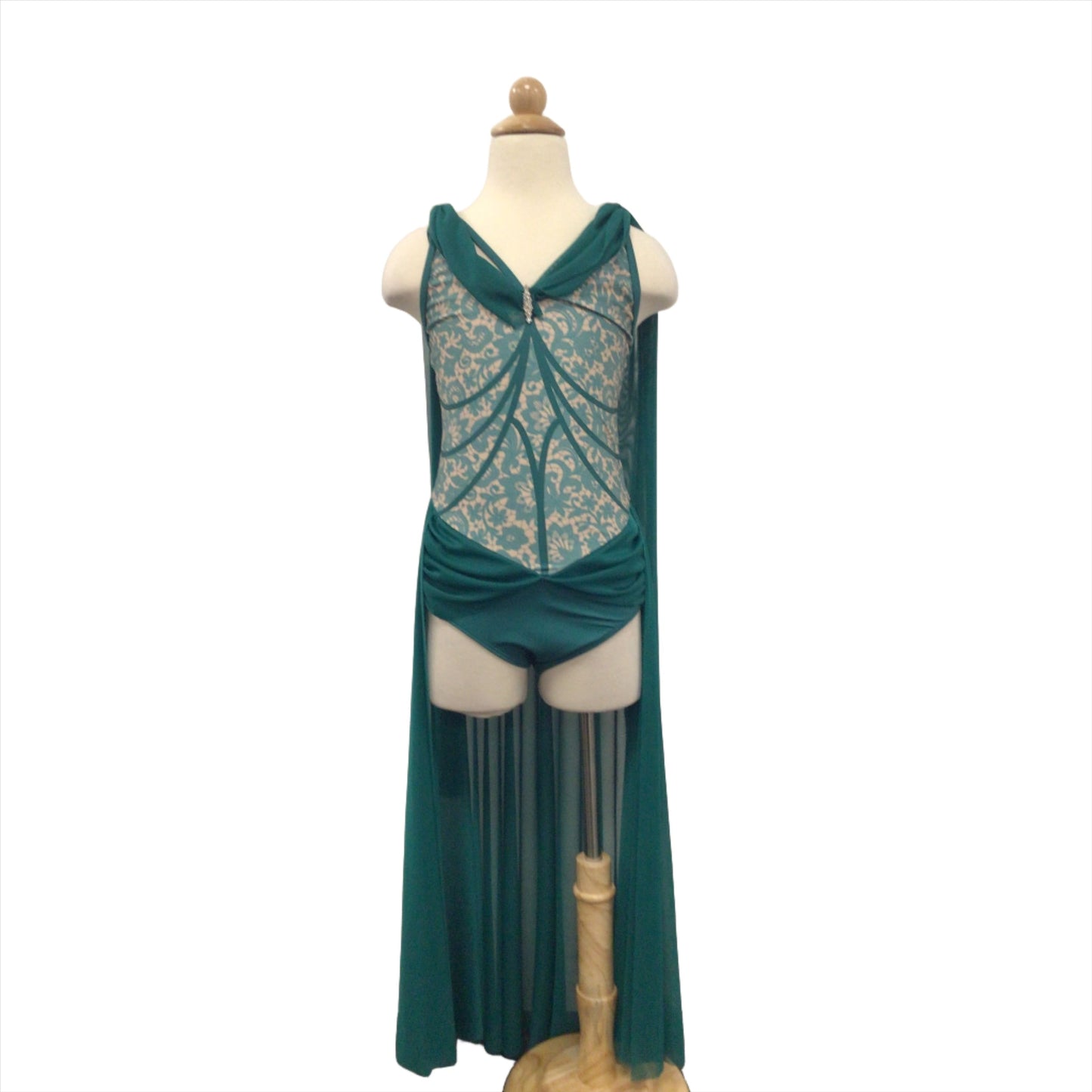 Teal Ballet Half Dress