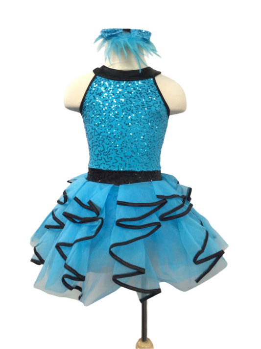 Blue and Black Tutu