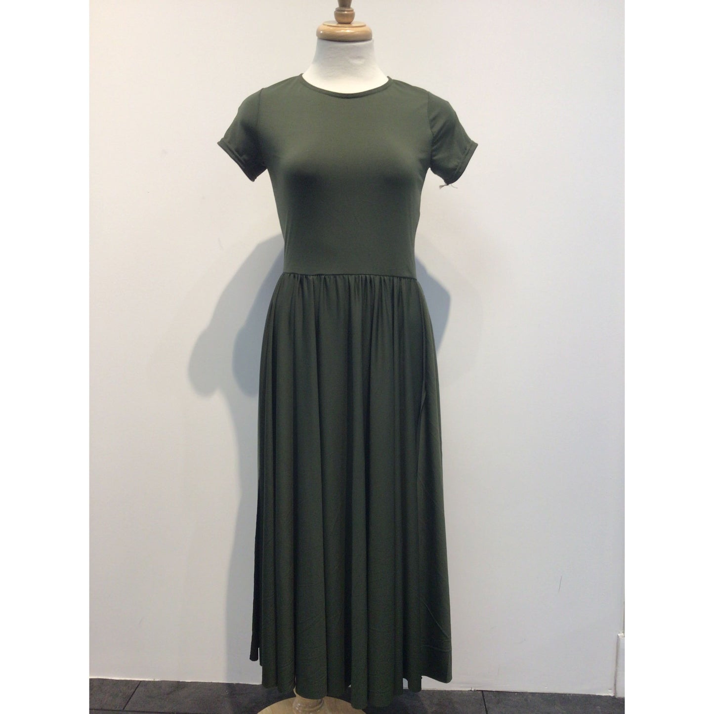 Olive Full Length Lyrical Dress