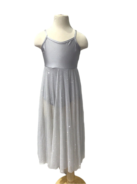 Light Grey Empire Waist Dress