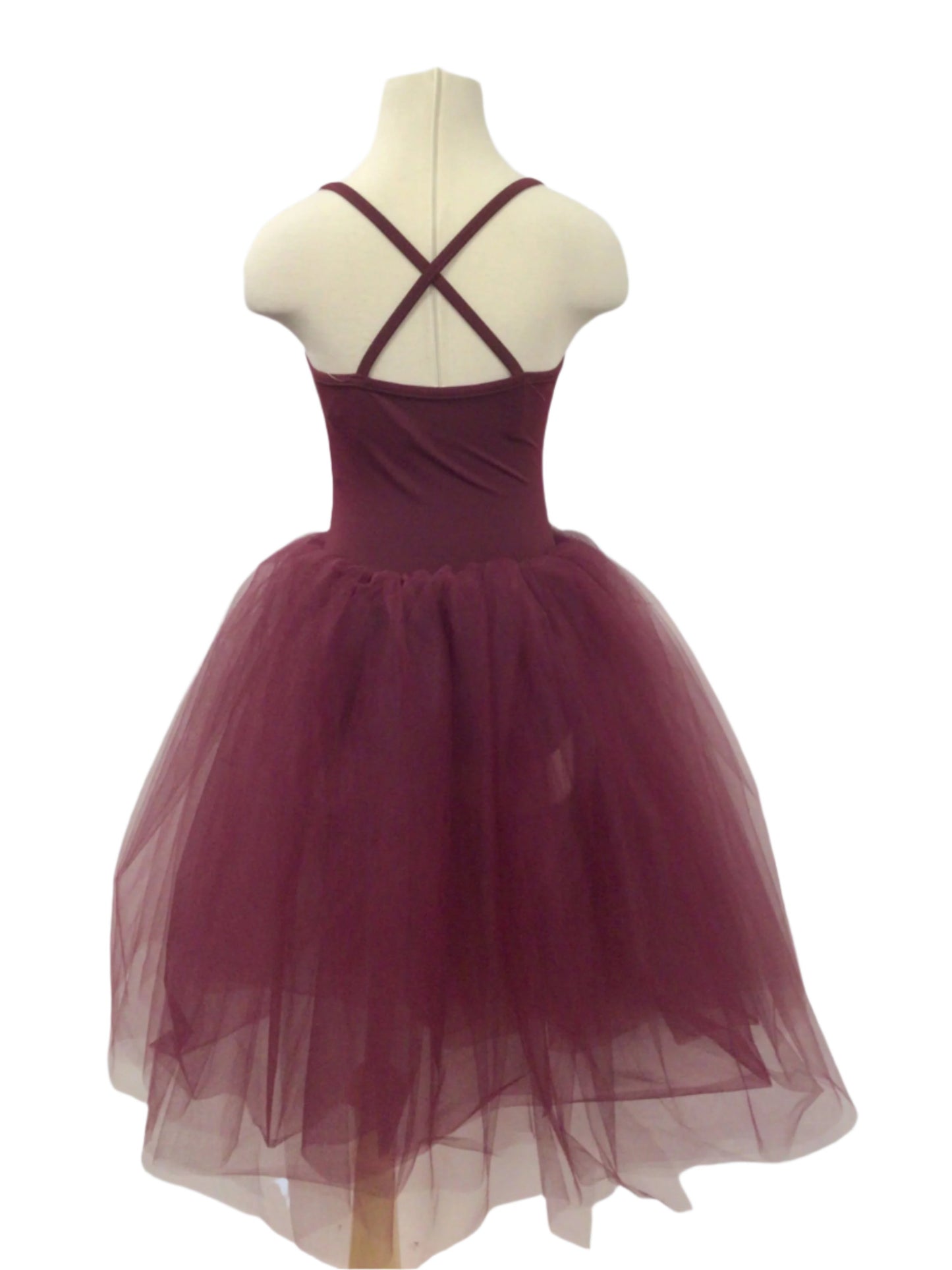 Burgundy Romantic Tutu