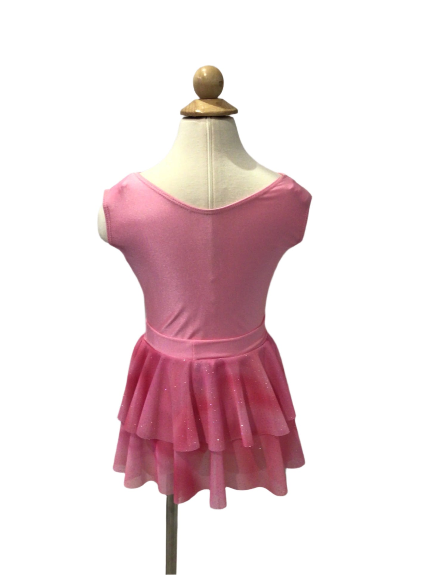 Bubble Gum Pink Bodysuit and Skirt