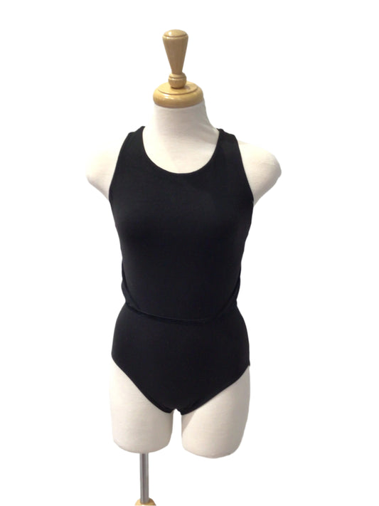 Black Bodysuit with Crossed Back