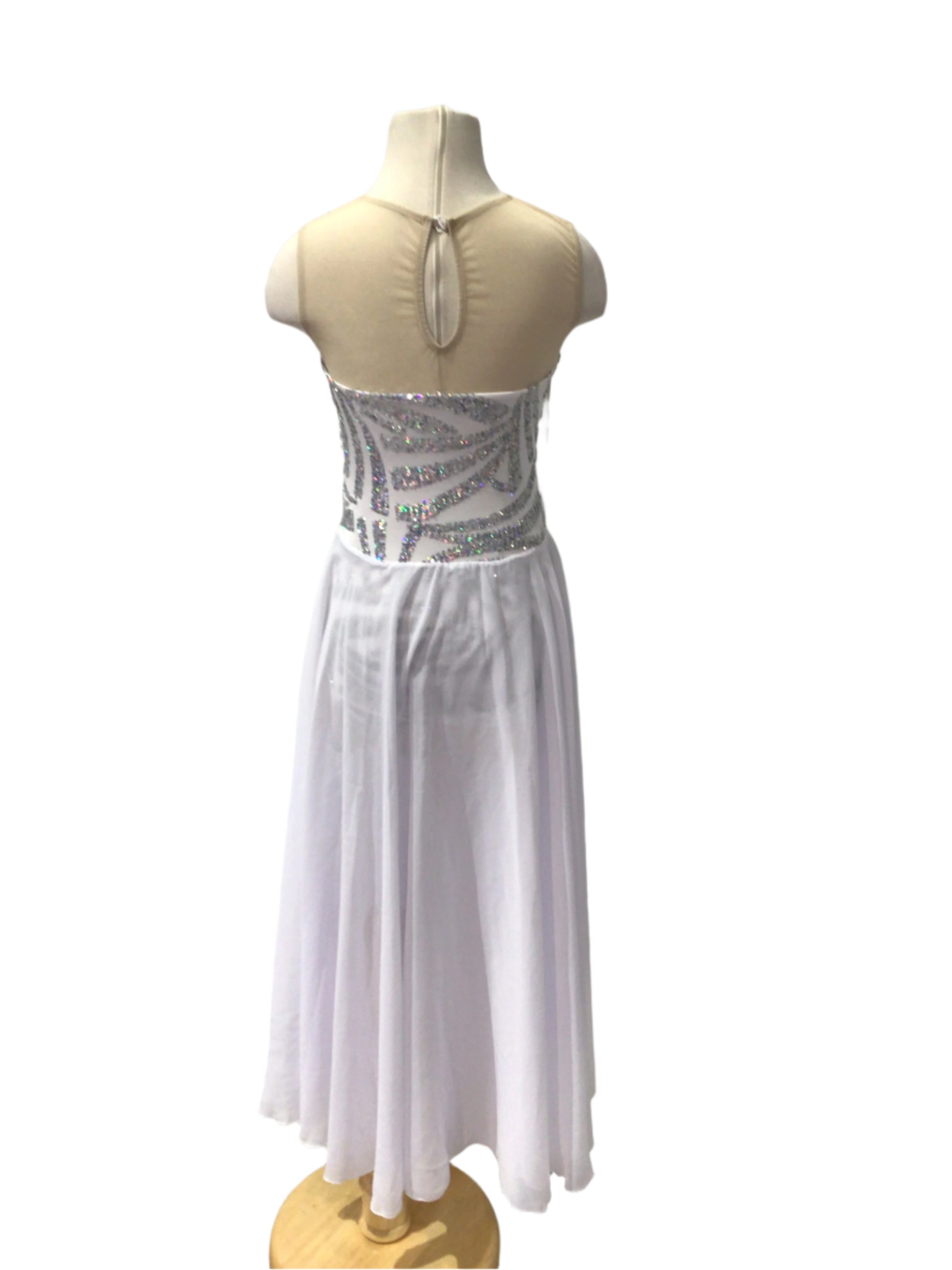 White Long Lyrical Dress – STRETCH DANCE LTD