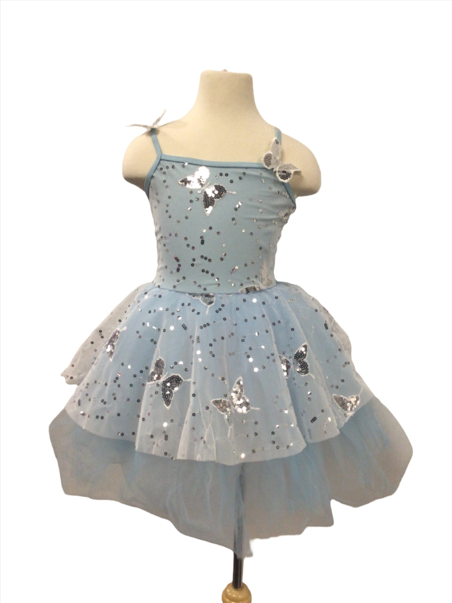 Light Blue Butterfly Tutu