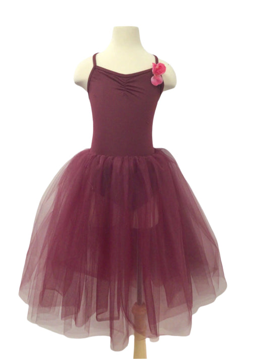 Burgundy Romantic Tutu