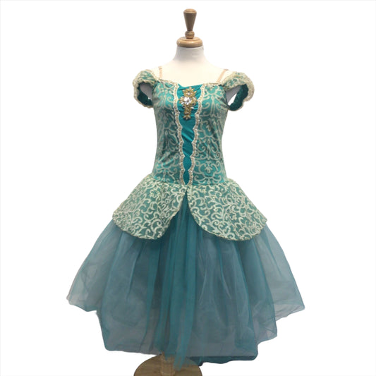 Teal and Gold Romantic Tutu