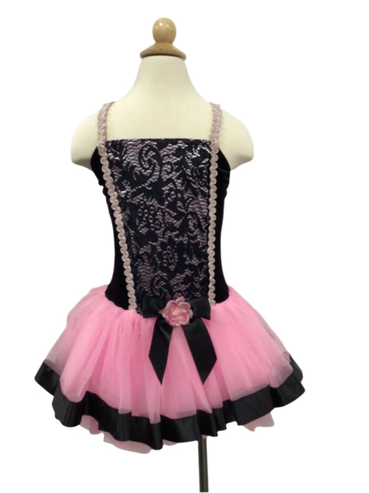 Pink and Black Spanish Tutu