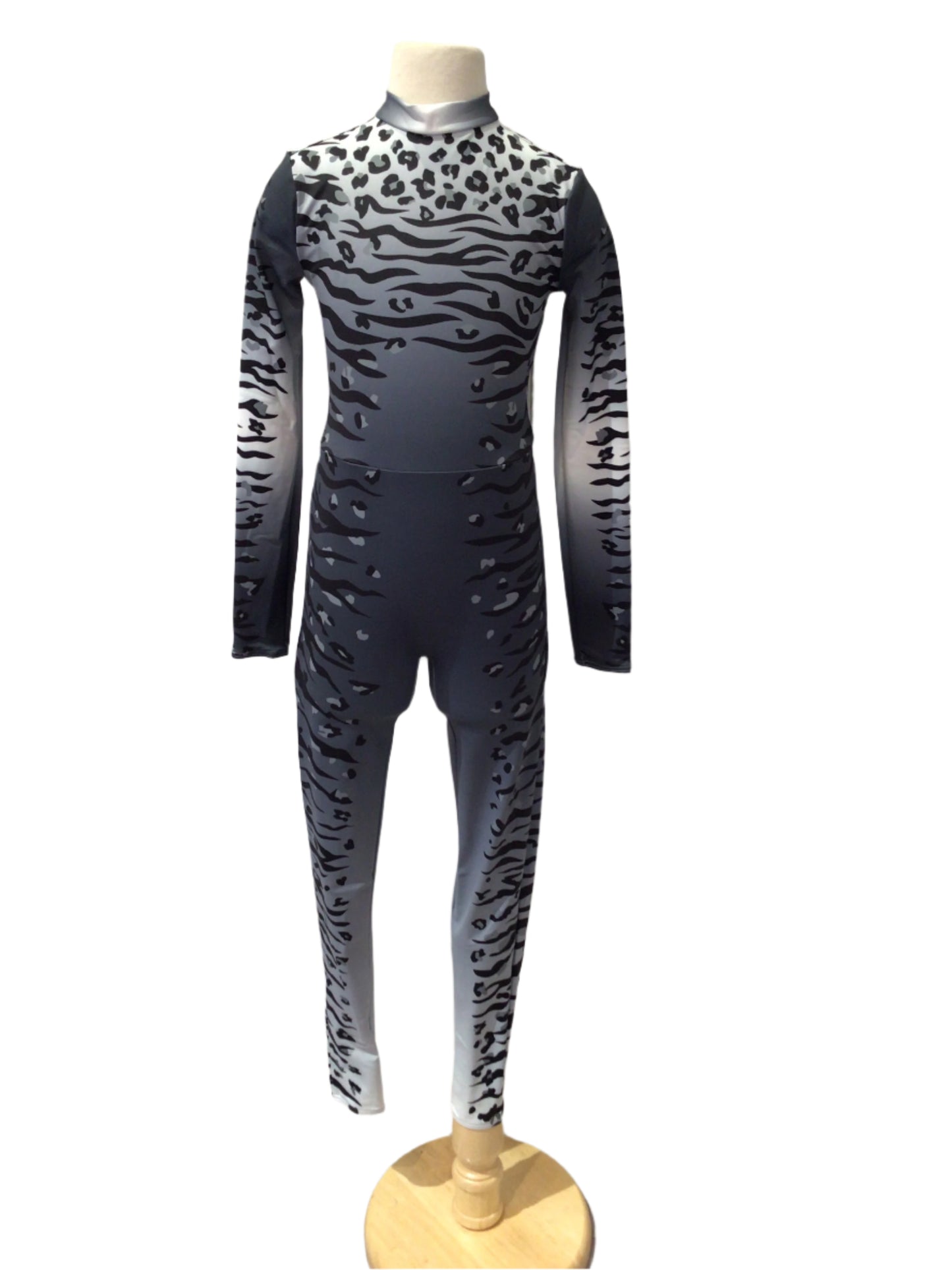 Grey Tiger Unitard