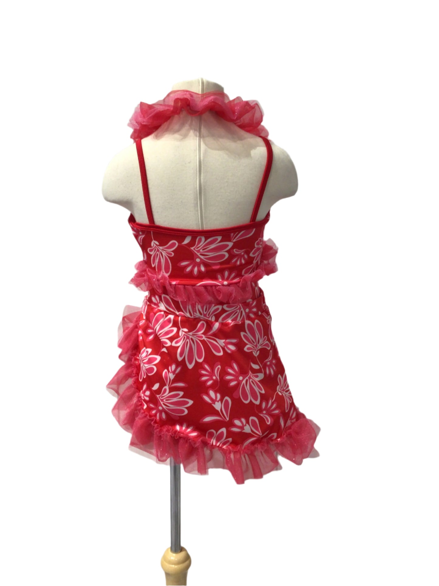 Pink and White Hawaiian Costume
