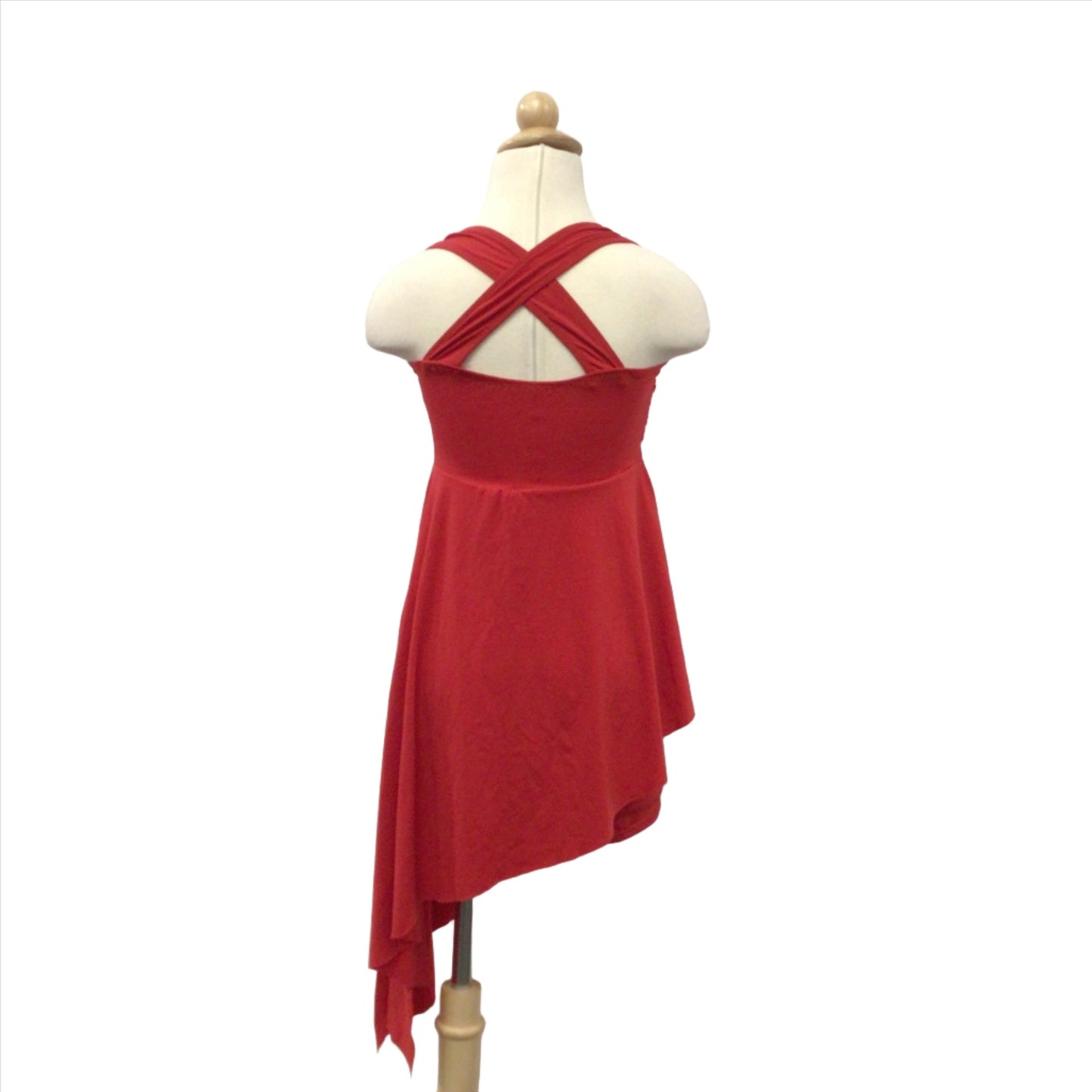 Red Short Lyrical Dress