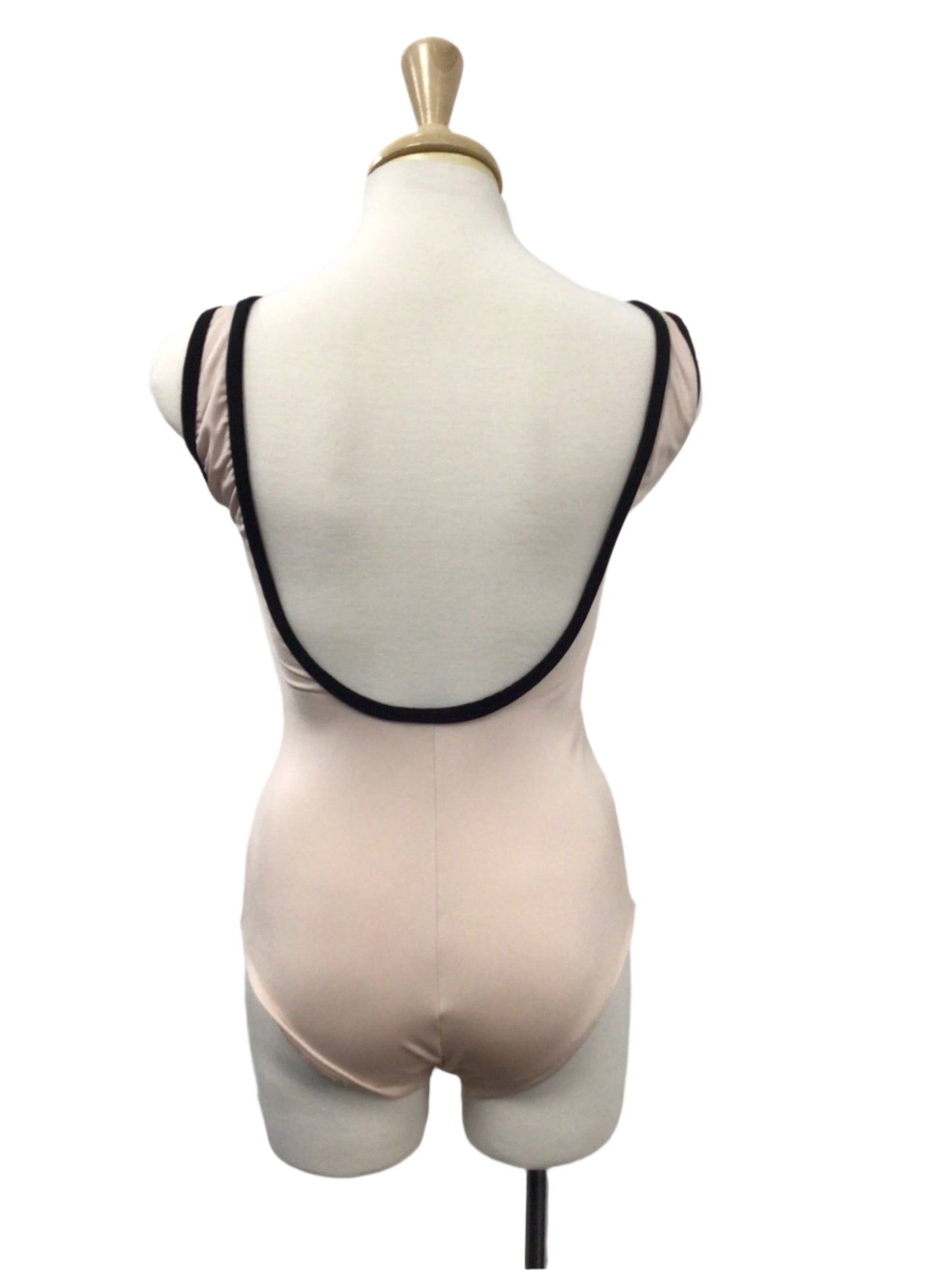 Pale PInk with Black Trim Leotard