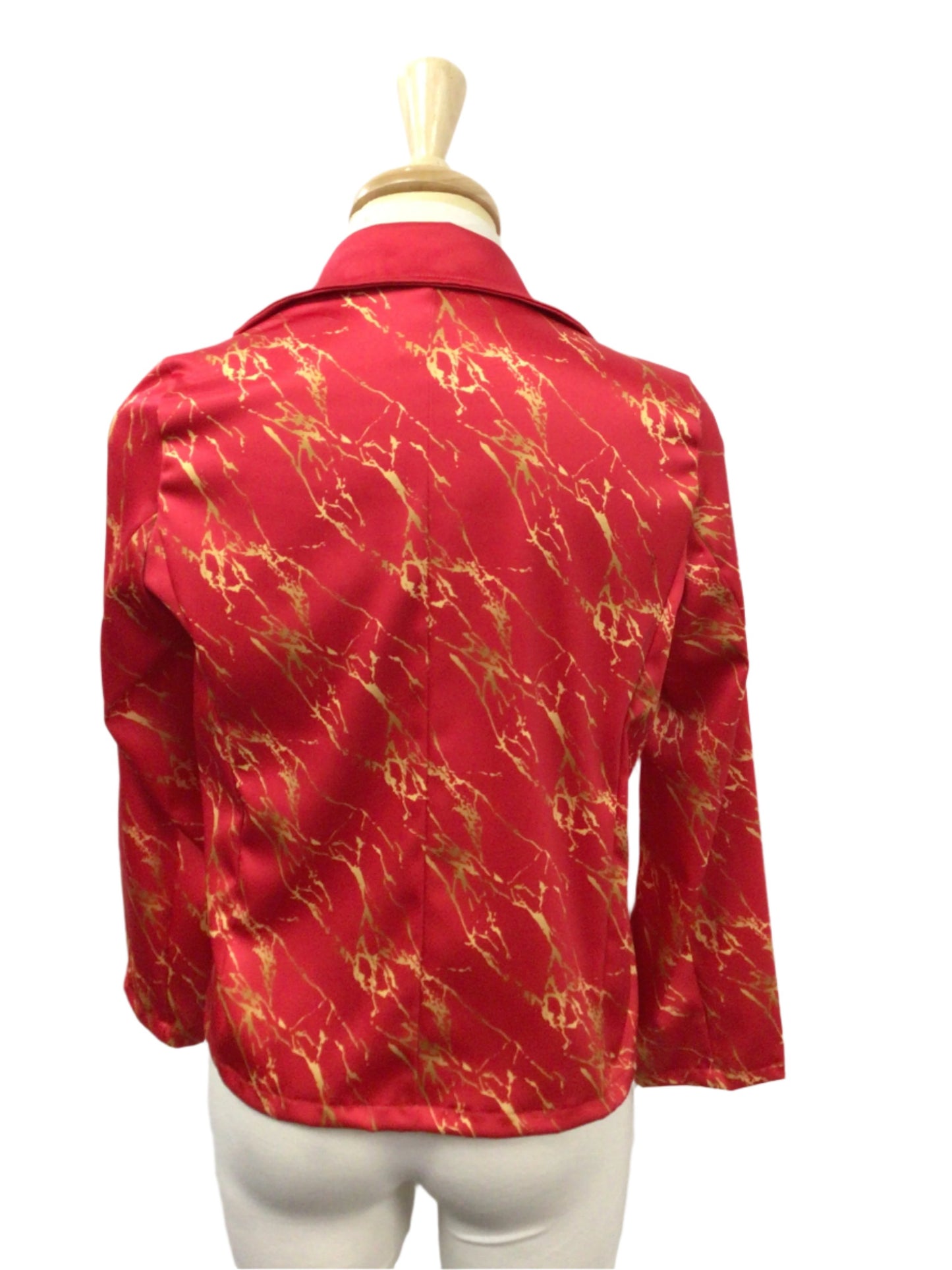 Red and Gold Suit Jacket