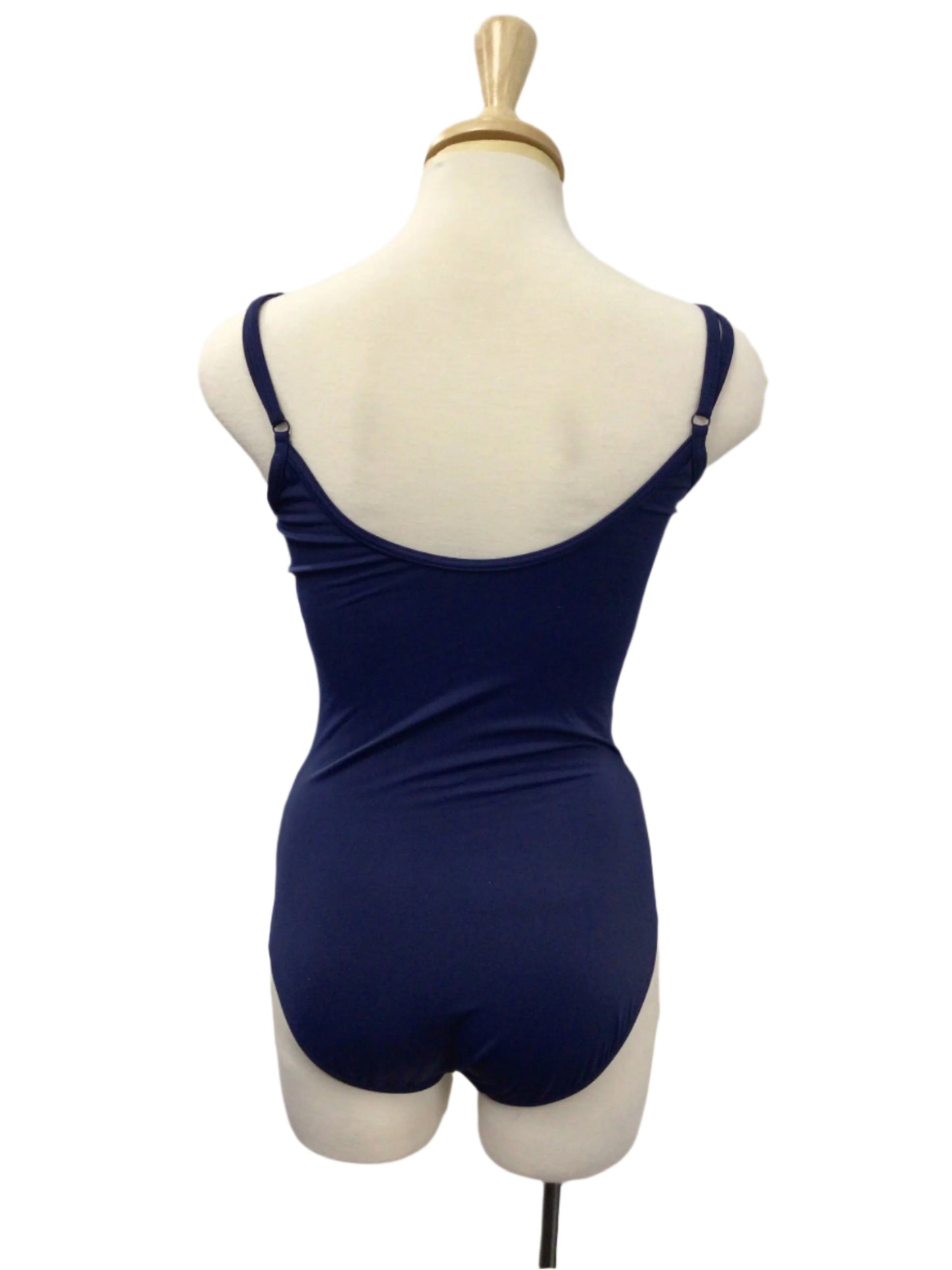 Navy Spaghetti Strap Leotard