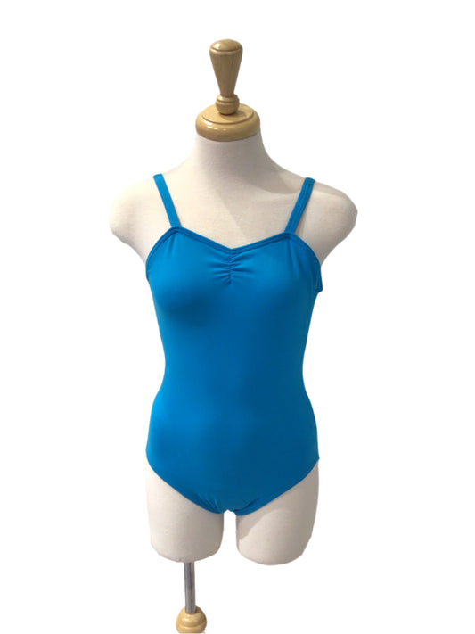 Peacock Blue Spaghetti Strap Bodysuit