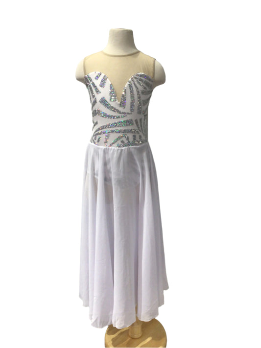 White Long Lyrical Dress