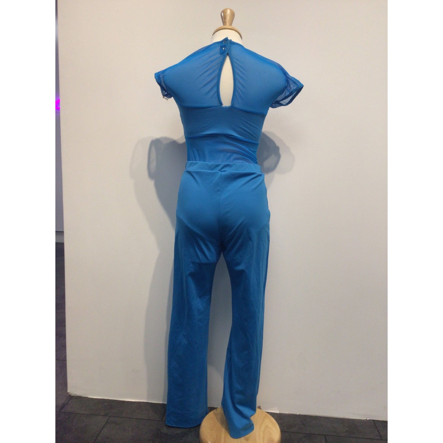 Blue Two Piece bodysuit and Pants