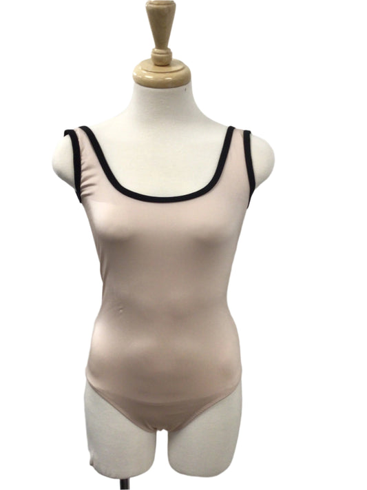 Pale PInk with Black Trim Leotard