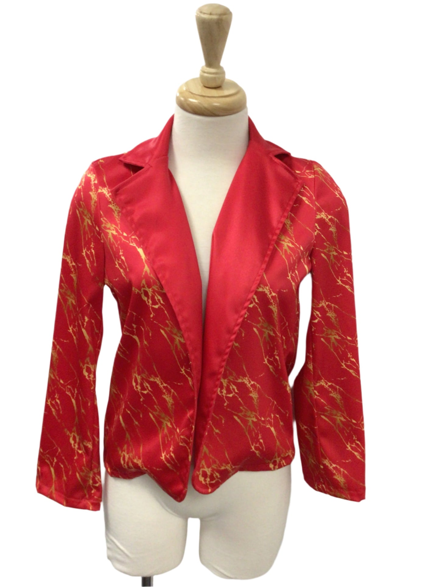 Red and Gold Suit Jacket