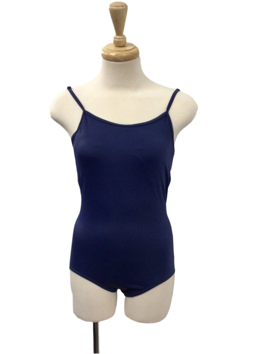 Navy Spaghetti Strap Leotard