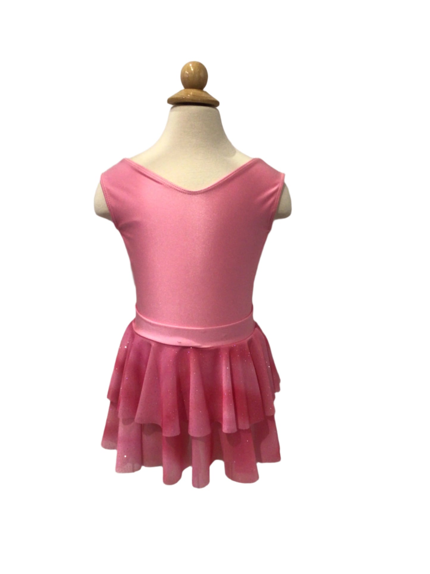 Bubble Gum Pink Bodysuit and Skirt