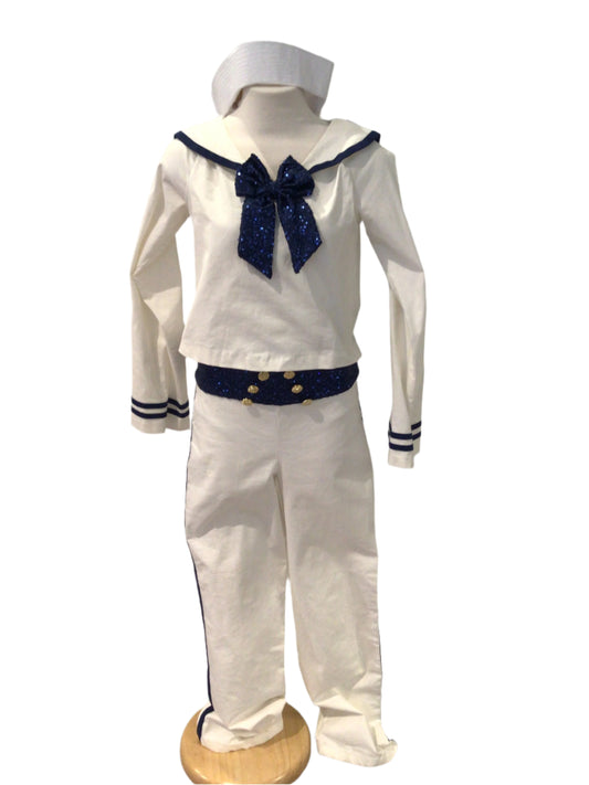 White and Blue Sailor