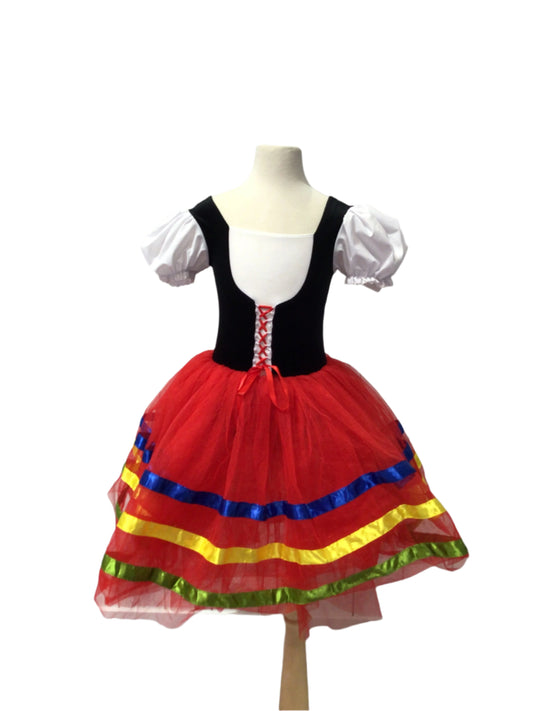 Red and Black Tarantella Tutu