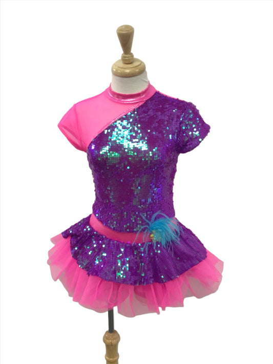 Neon Pink Short Tutu Jazz